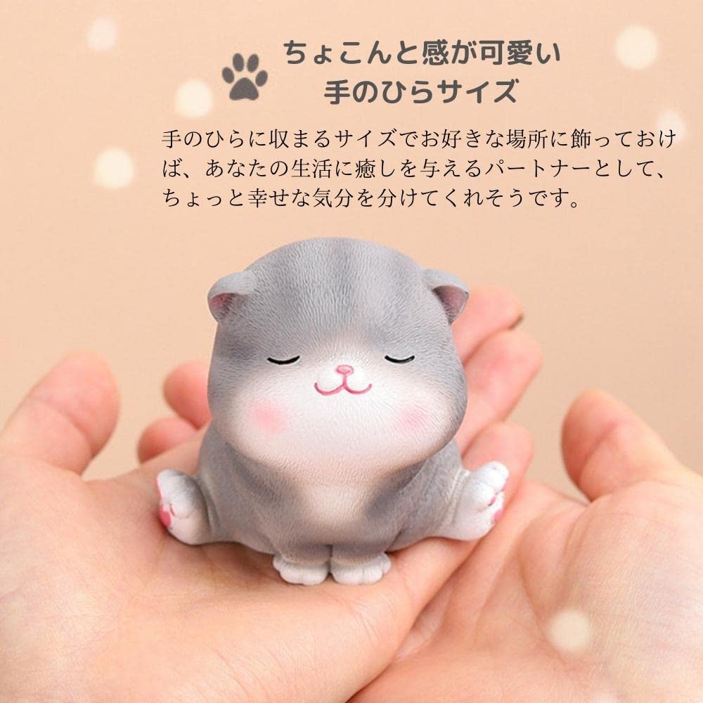 Perfect As a Day or Day These Cat Figurines Are Perfect As Car Interior Shop Stylish Gardening Animal Good Luck Beckoning and Auspicious Gifts for Cat