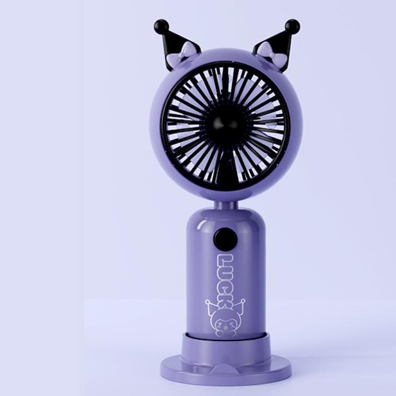

Горячая Распродажа Новый Ручной Мини-Вентилятор Зарядка от USB Портативный Мультяшный Милый Сильный Ветер Маленький Вентилятор Незаменимый для улицы и офиса чёрный