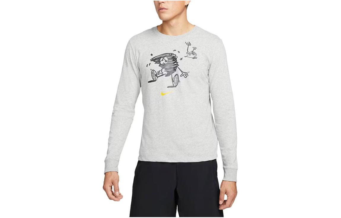 

Nike T Shirts Men s Gray Crew Neck Moderate Straight Fit DM5693-063 XXL