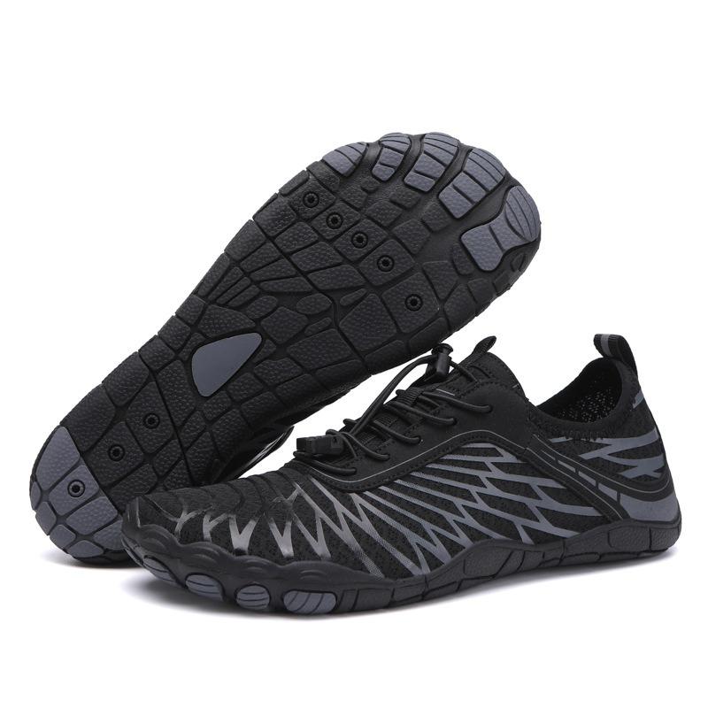 Outdoor New Five-finger Large-size Creek Shoes Wading Beach Shoes Diving Shoes Couple Swimming Fitness Cycling Hiking Shoes