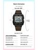 Sanda Men's Large Screen Luminous Multifunctional Waterproof Countdown Wristwatch