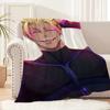 B-BLUE L-LOCK Shidou Ryuusei Плед М'який Зручний Плюшевий для Сну Підходить Для Вітальні Офісу Спальні Подарунок на День Народження Додому Дитині