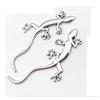 3D Metal Gecko Lizard Rear Trunk Body Emblem Badge Sticker Decals