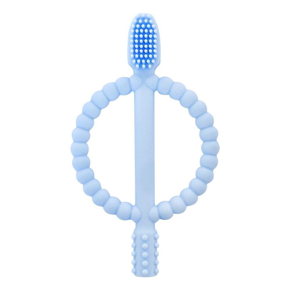 Easy-Hold Handle Chew Stick Toys Food Grade Teething Toys Premium Infant Toothbrush  Daycare