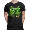 Funny Six Seven 67 St Patricks Day Lucky Shamrock T Shirt Beach  Cotton TShirts For Men Trending Casual Tee Shirt Vintage Tops