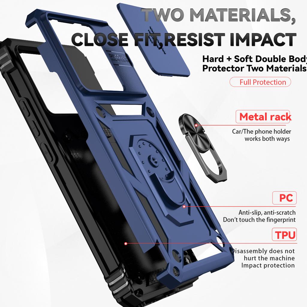 Lens Cover Case for Xiaomi Mi 15T Pro 14T 5G 13T 12T Xiao Mi 14t Mi15t Mi14t Fashion Dual Layer Kickstand Shockproof Cover