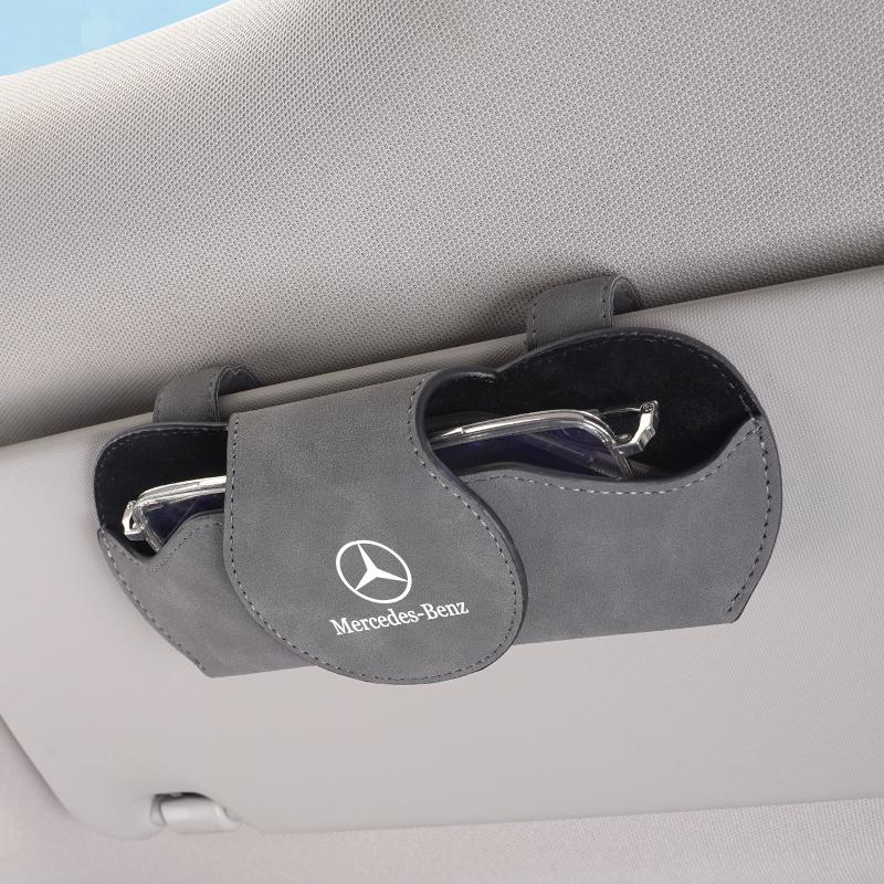 GLC GLB Car Glasses Box Storage Holder Sunglasses Case Glasses Holder Magnetic For Mercedes Benz AMG GT GT4 W204 205 212 GLC GL