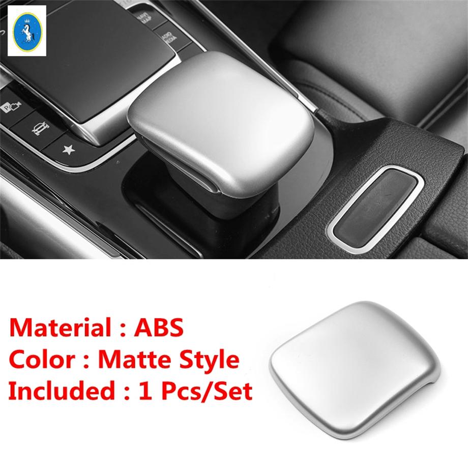 Gear Shift Head Knob Cover Trim Fit For Mercedes Benz W247 GLB200 GLB180 GLA200 EQB EQA  - 2024 Car ABS Accessories