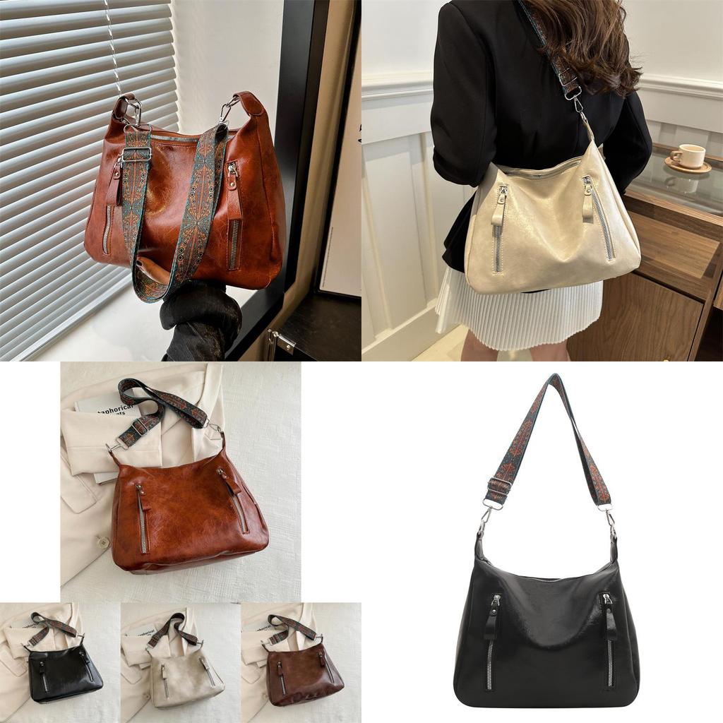 Elegant Minimalist Tote Bag 2024 Stylish Korean Large Capacity Shoulder Bag