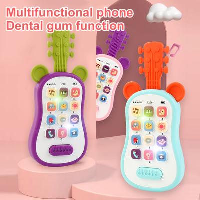 Baby Music Sound Phones Sleep Toys Analog Phones For Kid Baby Early Education For Kids Gifts Guitar Phone Toys