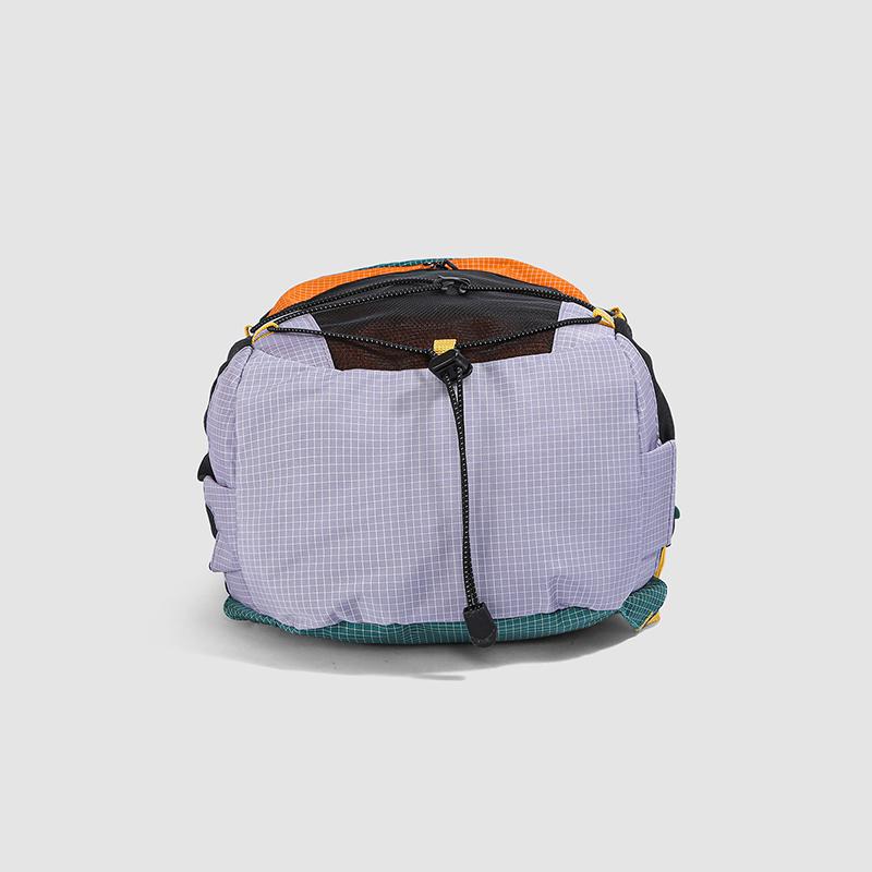 Compact Outdoor Backpack with Mesh Front Pocket and Multiple Storage Compartments for Hiking and Travel