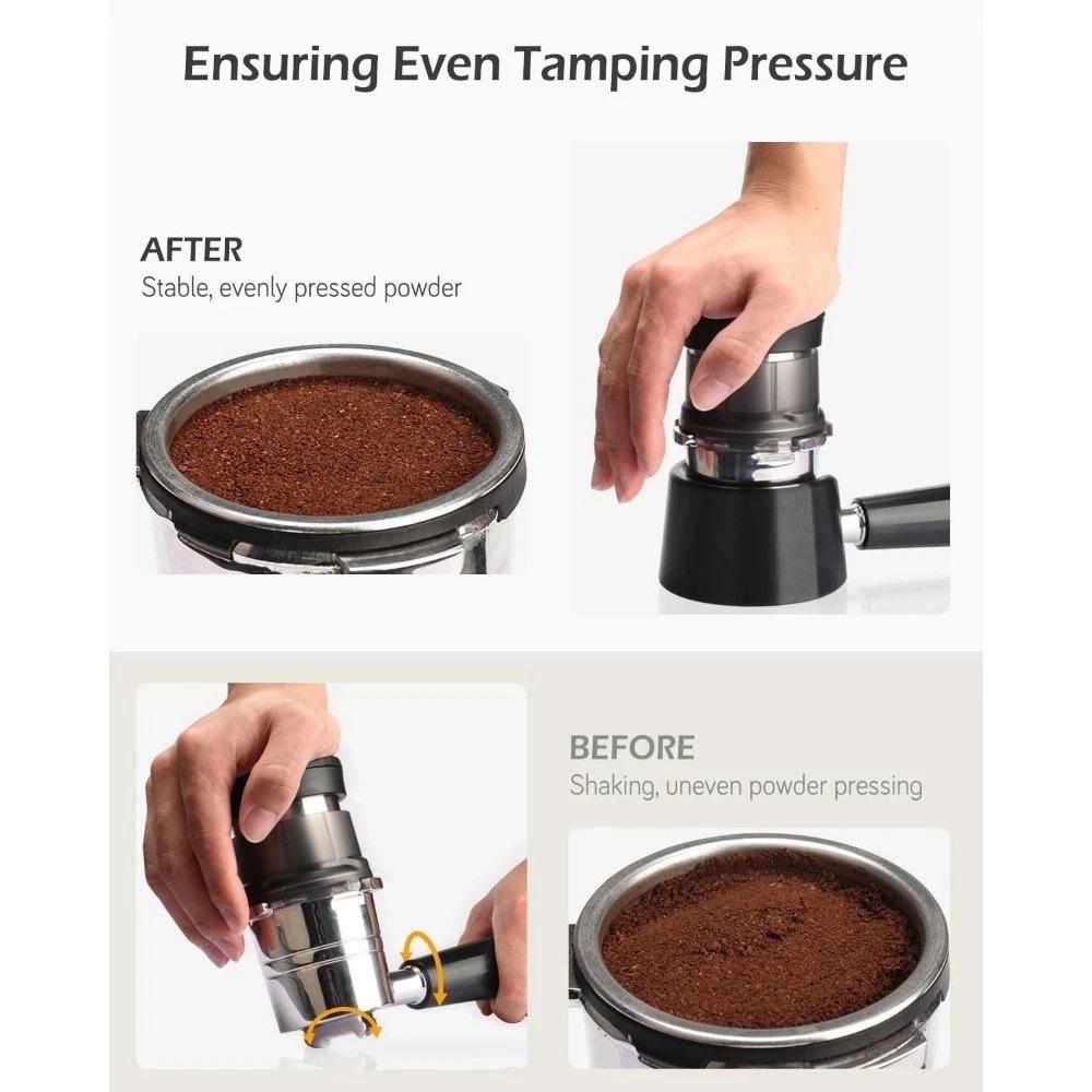 Coffee Tamper Base for Ninja Espresso ES601/ES701 Handheld Portafilter Support Stand Luxe Cafe Machine for Better Tamping