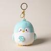 Creative Cute Lollipop Penguin School Bag Pendant Doll Couple Plush Coin Wallet Keychain Hanging Doll Premium Durable