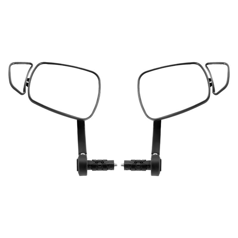 Walosphy HD Dual Bike Rearview Mirror 360° Rotatable Mountain Bike Side Mirror Ultralight Bike Handlebar End Mirror