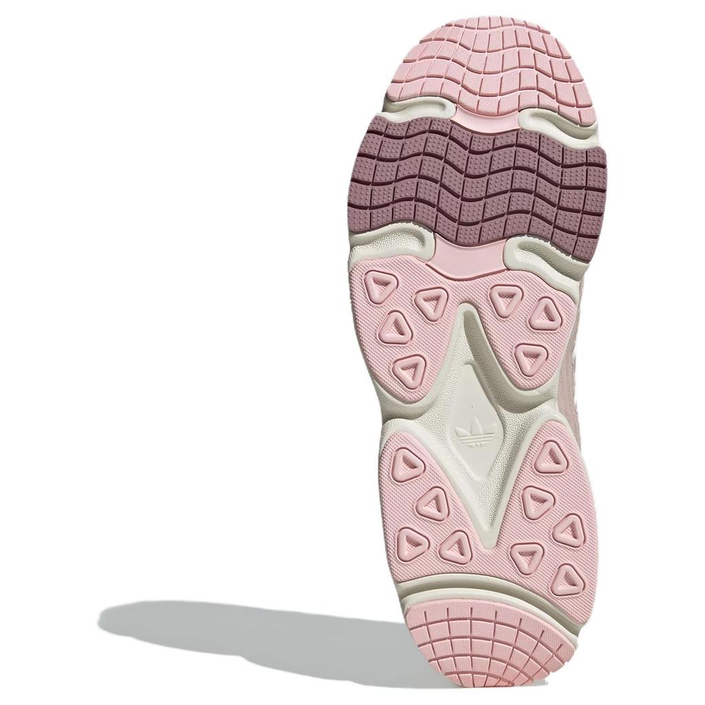 Adidas Originals Ozmillen Retro Classic Slip-Resistant Durable Low-Top Lifestyle Casual Shoes Unisex Casual Shoes Pink White IH3376