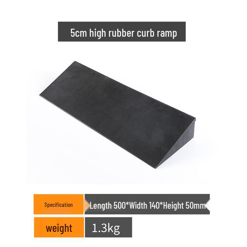 Slope Assist Rubber Threshold Pad for Home and Car