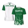 New T Shirt Saudi Arabia Flag Football T-shirts 3D Printed Running Bike Sports Casual Tops Summer Clothes
