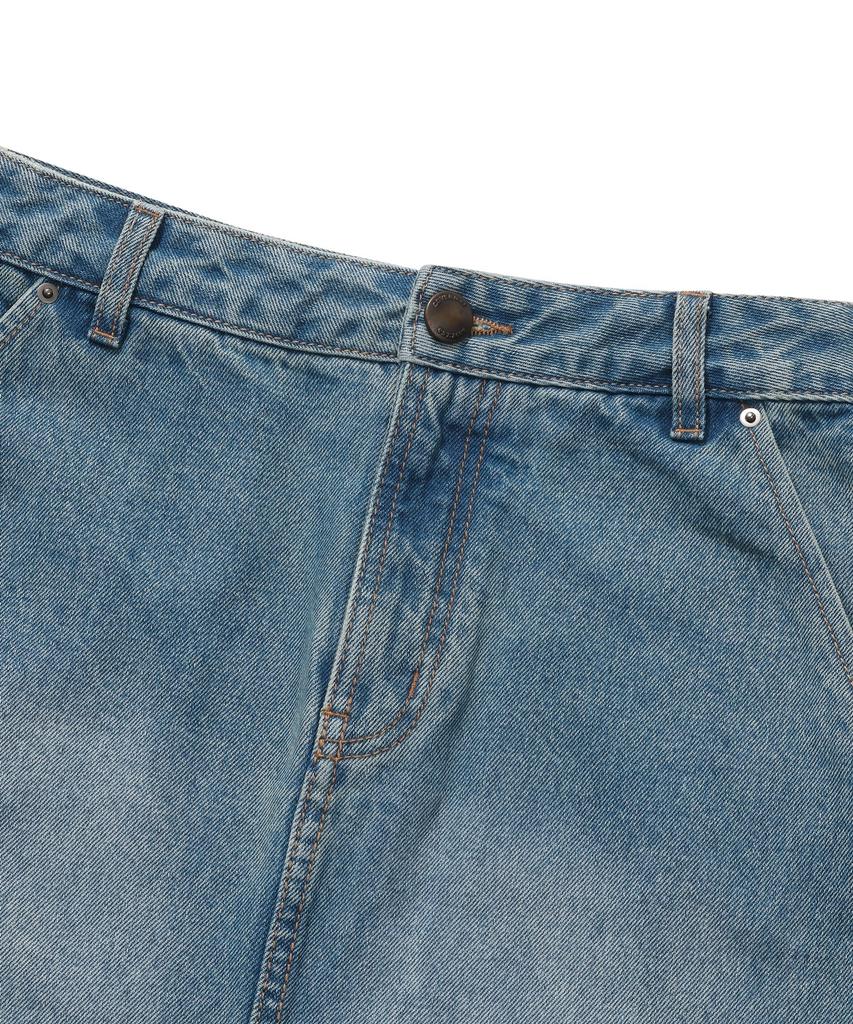COVERNAT WOMAN Denim Long Skirt Blue