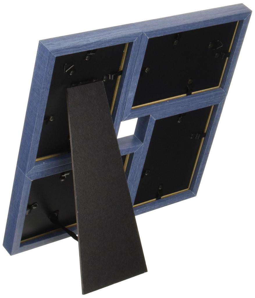 LADONNA AVANTI Photo Frame Wooden L x 4 083893 Navy DF85-40-NV 4-Sided