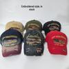 250th Anniversary Vintage American Flag Denim Baseball Cap Unisex