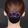 Attendant Beaded For Nurses Spring Clip Flower Bun Snood Zircon Crystal Hairnet Cover Women Bun Net