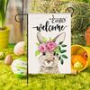 Easter Garden Flags Linen Vertical Garden Flag Cute Garden Flag Decorative Spring Yard Flag Outdoor Yard Patio Lawn Decor