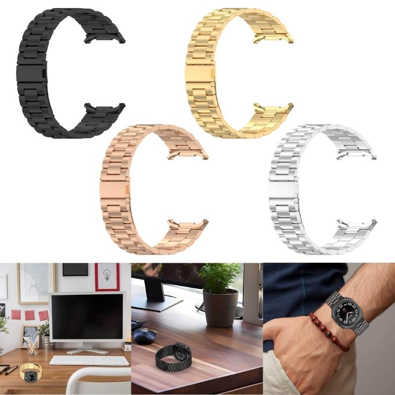 Replacement Watch Strap for Watch Ultra 47mm Smartwatch Stainless Steel Watchband Sweat Proof Watch Band