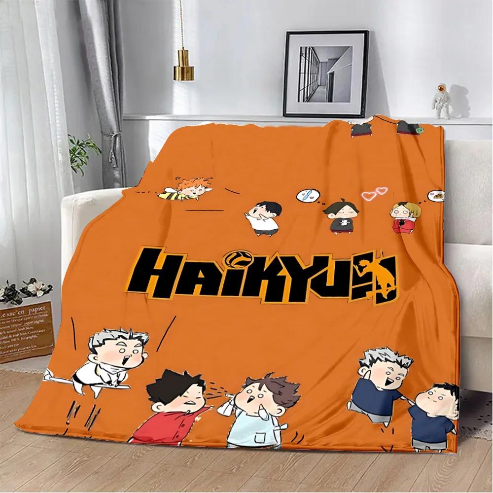 Japan Anime Haikyuu Printed Blanket Picnic Blankets Warm Blanket Soft and Comfortable Blanket Home Travel Birthday Gift