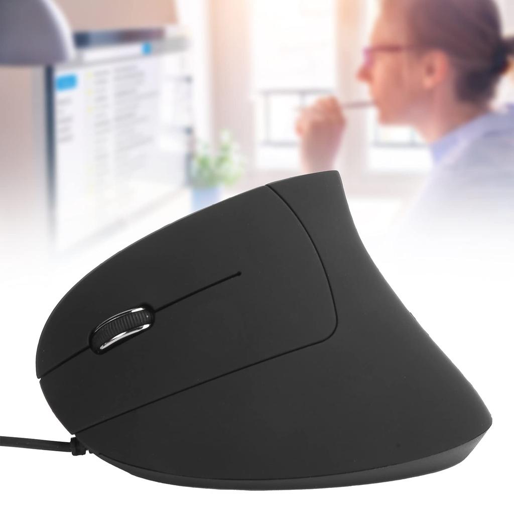 Left-Handed Wired Vertical Ergonomic Mouse, 80012001600DPI, USB Optical, for Windows 810, Left-Handed Wired Vertical Mouse, Silent