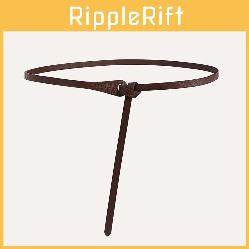 Simple Pu Waist Belt For Dresses With Adjustable Pin Buckle Women For