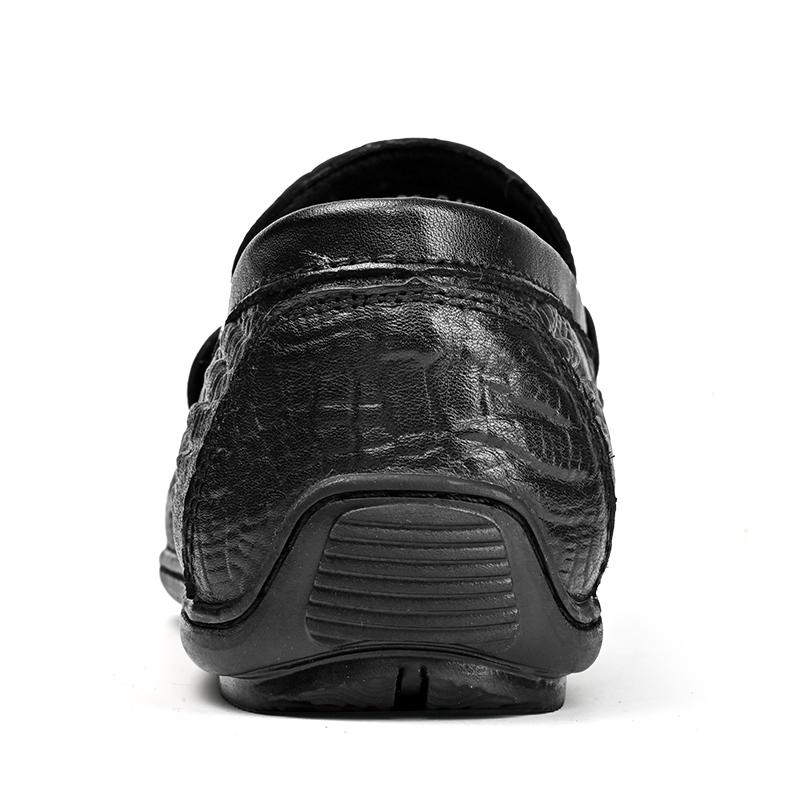 Large Size 39-46 Men's Genuine Leather Shoes Moccasin-gommino Outdoor Casual Shoes