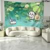 CHIIKWAWA Wall Tapestry Aesthetic Wall Hanging Printed Fabric Blanket Decorative Tapestries for Bedroom Living Room Home Decor