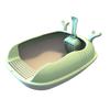Extra Large Splash-Proof Semi-Enclosed Cat Litter Box for Kittens