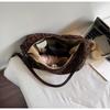 2025 Autumn/Winter Retro Leopard Print Large Capacity Underarm Tote Bag for Women