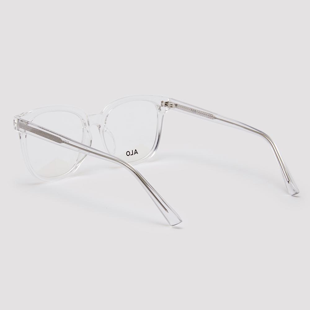 Alloaiweeo [Essential] Al5508 2020G Two Big Over Square Clear Eyeglass Frames Blue Light Blocking Lenses Selection