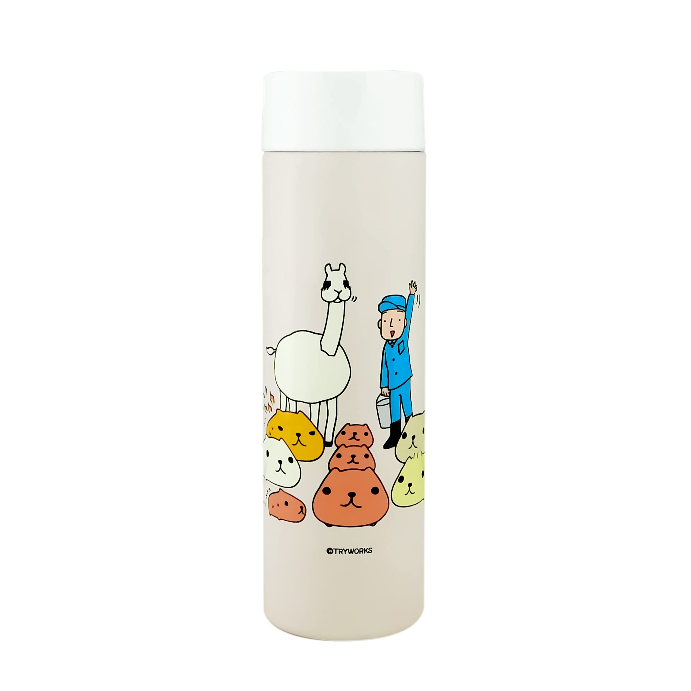

Capybara-san Vacuum-Sealed Pokemini Stainless Steel Bottle, 150ml [Collection] 202-061