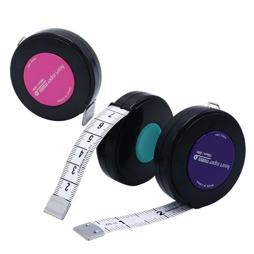 Retractable Function Retractable Ruler Double Scale Different colors Double Scale Ruler 1.5 meters Tape Measure Tailor Use
