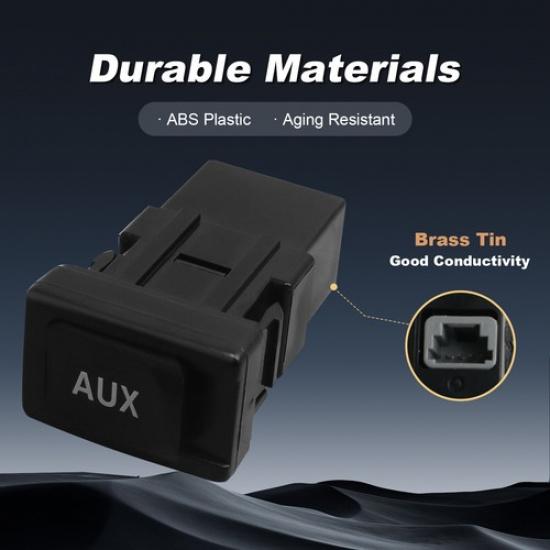 Car Auxiliary Plug Port Socket Aux Port New for 04-09 Toyota 4Runner 4.0L 4.7L