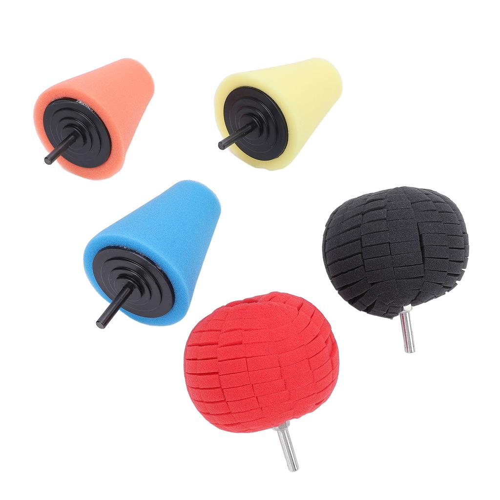 Polierschaum-Set 4 Zoll Multifunktionales Auto Radnabe Polieren Bohrschaum-Set
