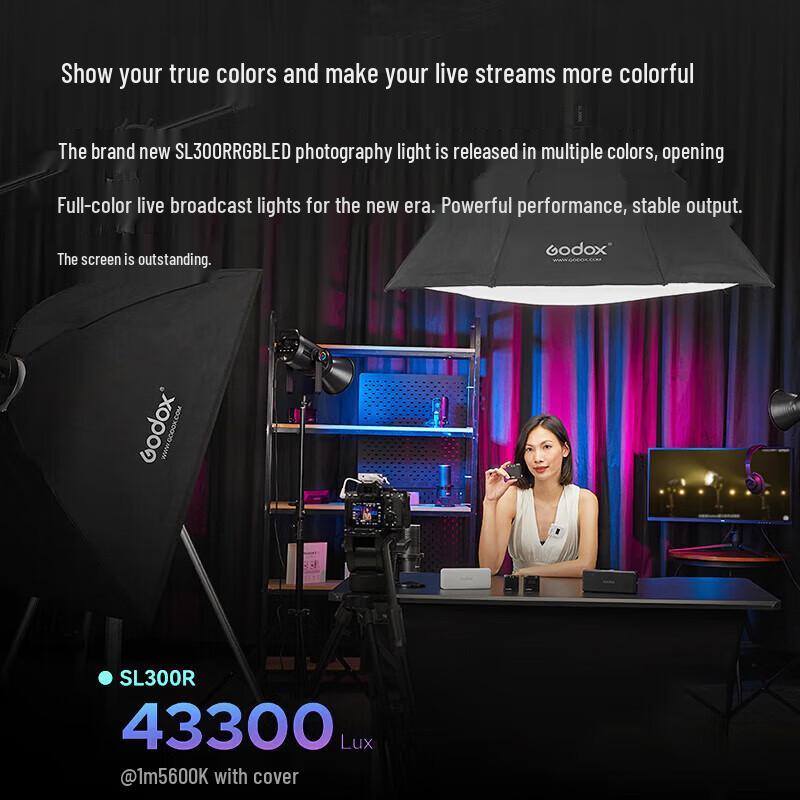 Godox SL300R RGB LED Continuous Video Light