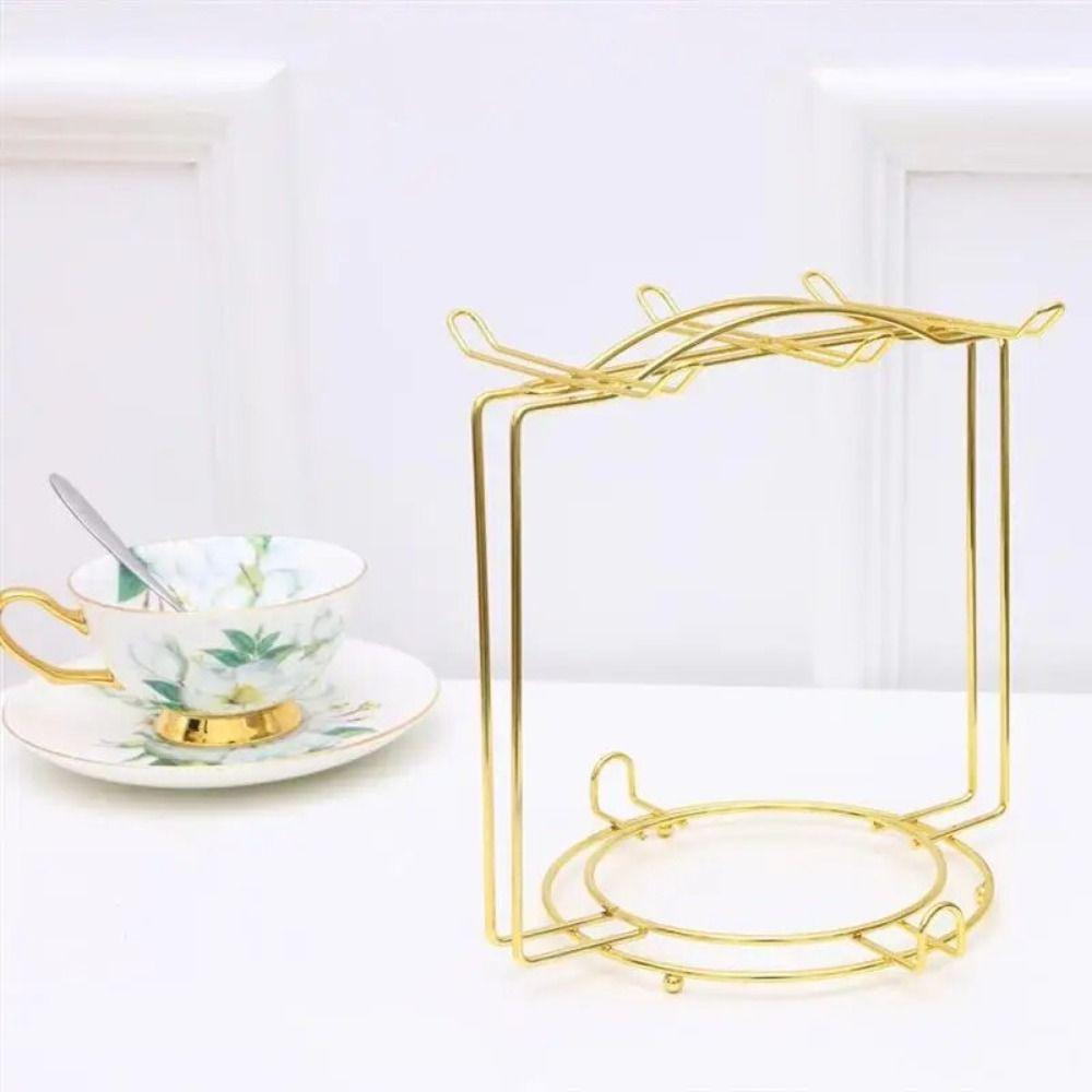 

Экономьте место. Держатель стеклянной тарелки для чашки. Слив воды. Стойка для демонстрации чашки чая. Столешница.