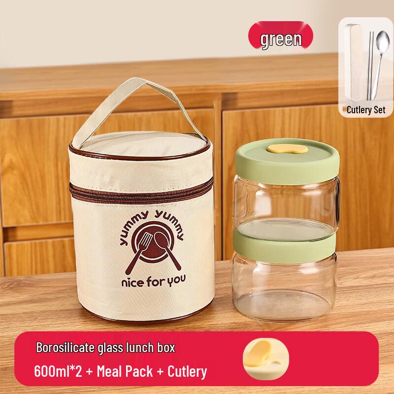 ZISIZ Glass Food Storage Container - Microwavable & Sealed