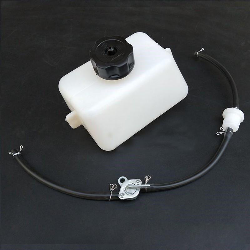 

Fuel Tank Gas Tank Plastic Switch+Hose Line For 47cc Pocket Bike Mini Motor