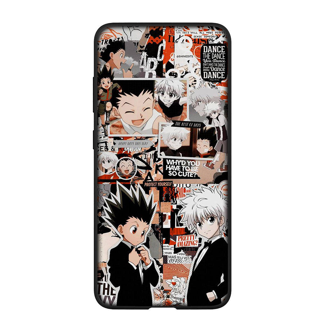 Phone Case for Samsung Galaxy S25 S24 S23 iPhone 16 15 Xiaomi Redmi Note 14 13 12 16E 11 Pro Max OPPO Moto Cartoon Killua Hunter X Hunter Gon Freecss