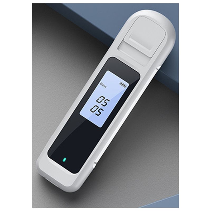 Portable Vehicle Blow Type Alcohol Tester, LED Digital Display For Drunk Driving Detection