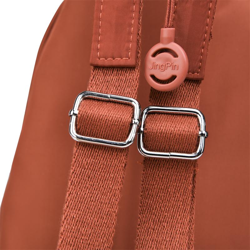 Compact Backpack with Adjustable Straps and Front Zipper Pocket