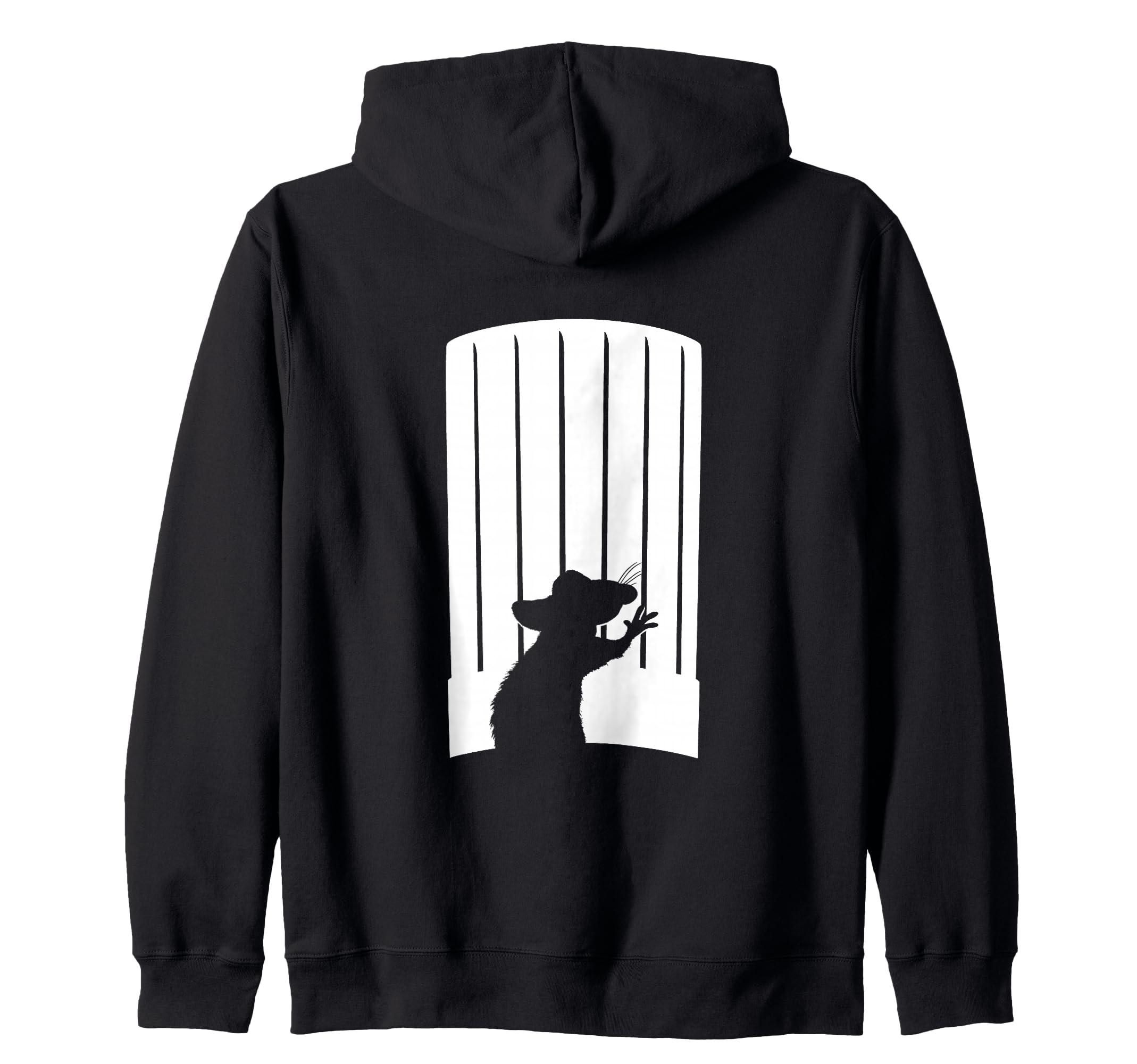 Disney and Pixar s Ratatouille Chef Hat Remy Silhouette Zip Hoodie