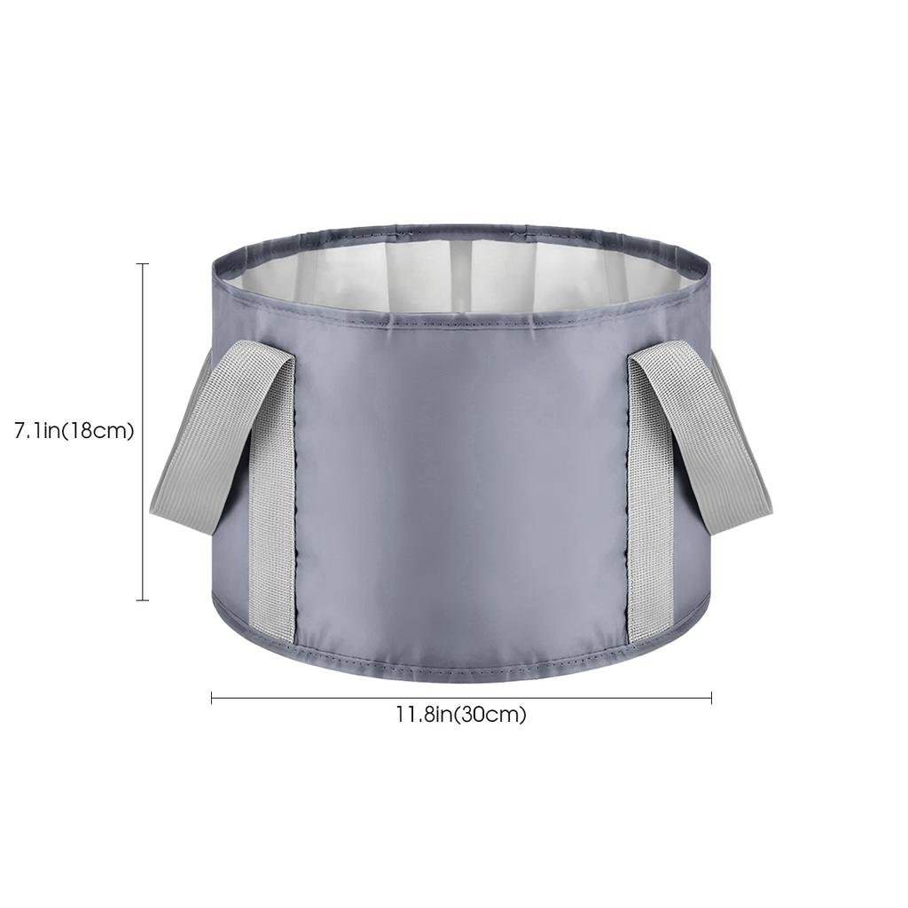 Foldable Home Foot Wash Basin Spa Foot Bath Tub Portable with Insulation Function Foot Care Specialised Suitable for Travel