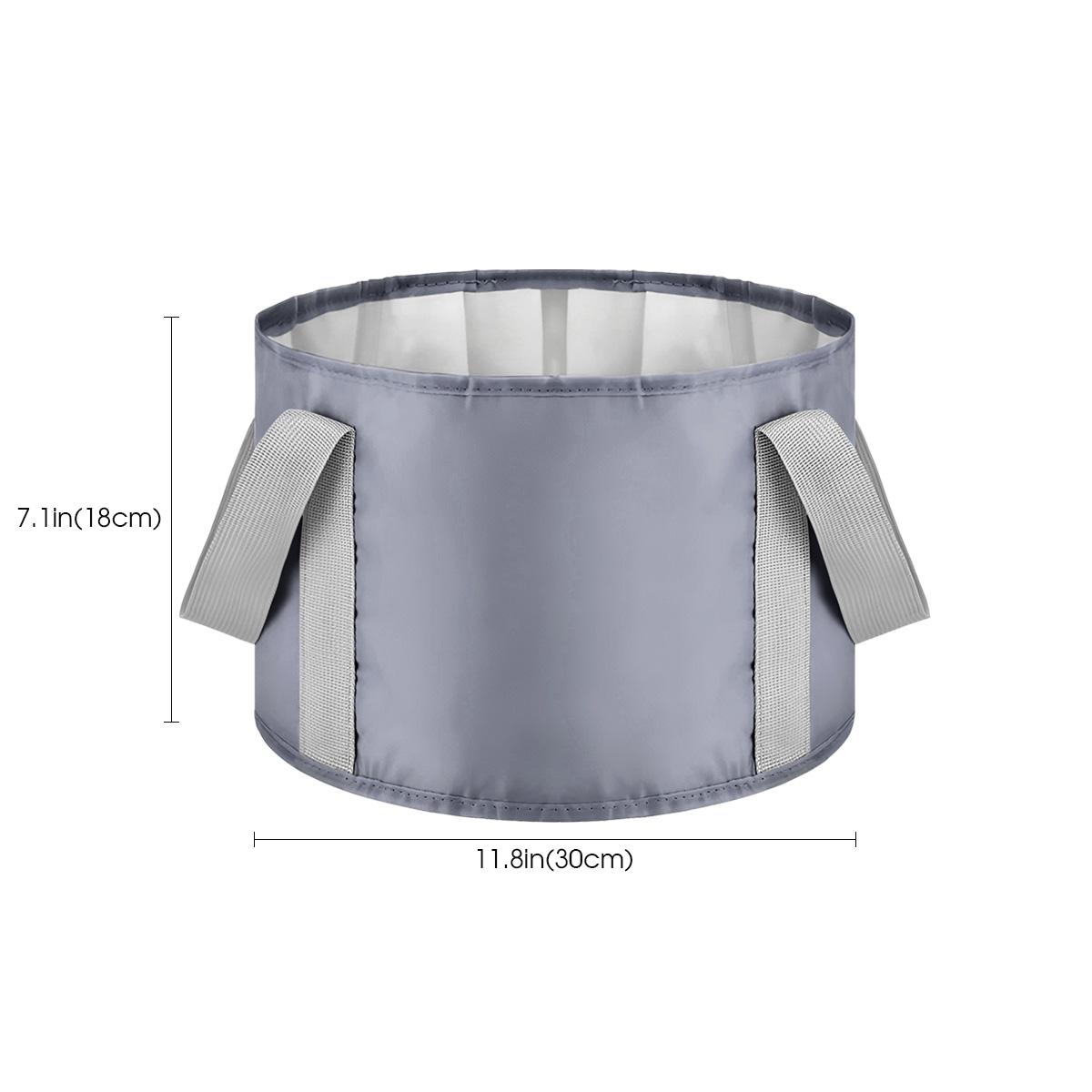 

Foldable Home Foot Wash Basin Spa Foot Bath Tub Portable with Insulation Function Foot Care Specialised Suitable for Travel