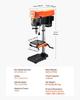 304.8 Mm Benchtop Drill Press, 750W, 340-2200 RPM Variable Speed Bench Drill Press, with 0-45° Tilting Worktable, LED Work Light, X-ray Positioning,